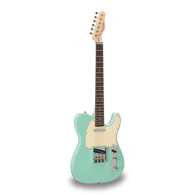 Cutaway electric guitar with 1 single coil and 1 lipstick pickup (equipped by Wilkinson®)