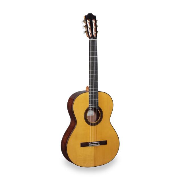 Classical guitar with solid spruce top