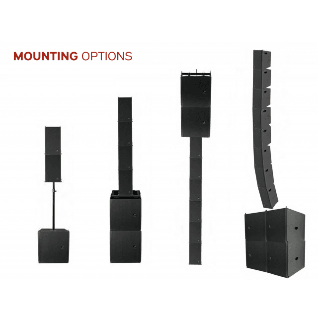 Subwoofer Attivo 1x 15” per Array Attivo Coassiale Compatto V26A