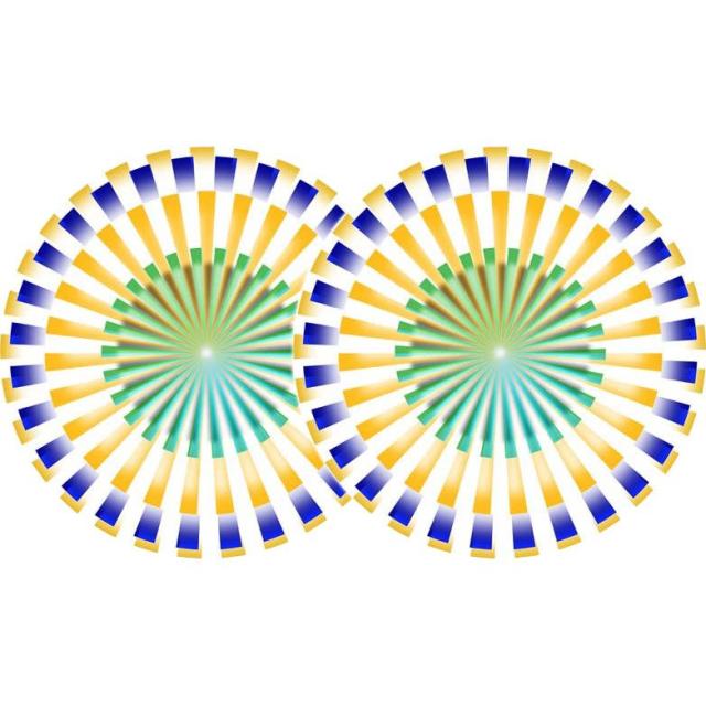 2x Slipmats - Pinwheel 2