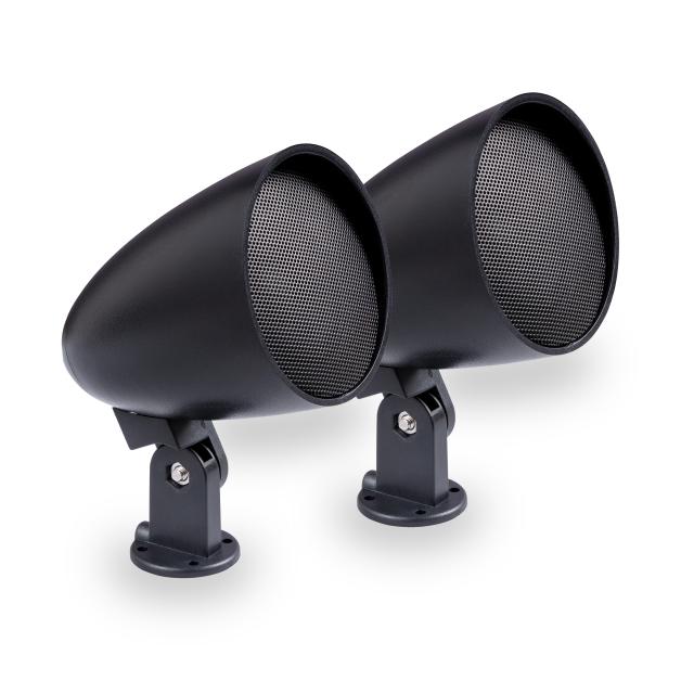 Coppia di proiettori full range da 2,5" con montaggio a parete (neri)