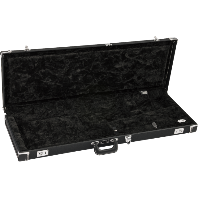 Classic Series Wood Case - Strat®/Tele®, Left-Hand, Black, 0996107306