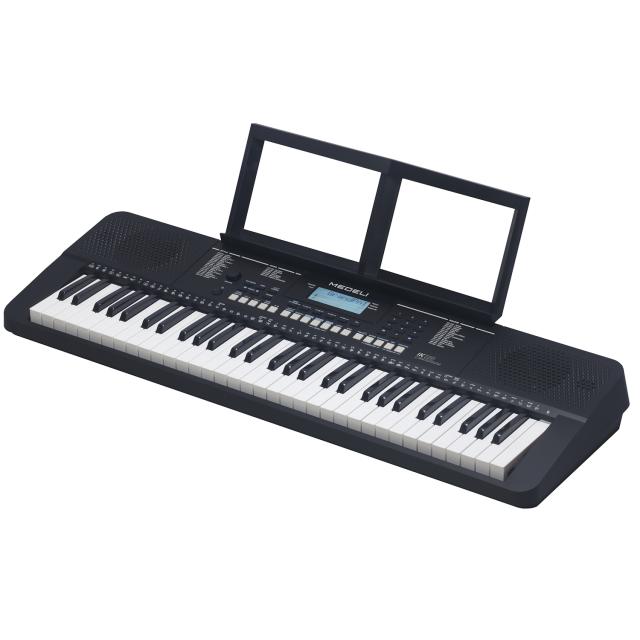 61-keys "Touch Response" entry level keyboard with LED key lighting system
