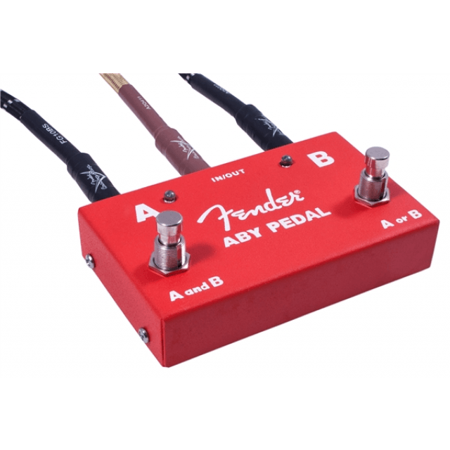 2-Switch ABY Pedal, Red