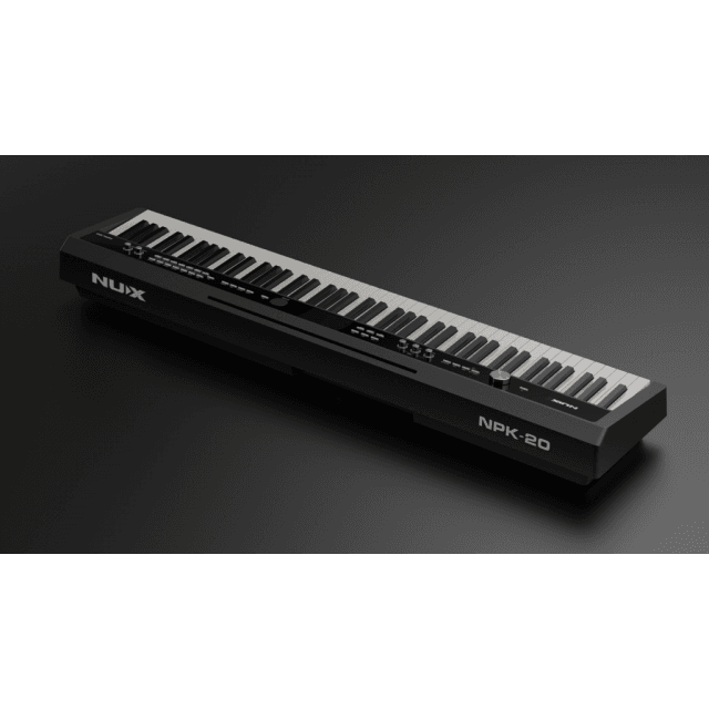 Portable digital piano (black finish)