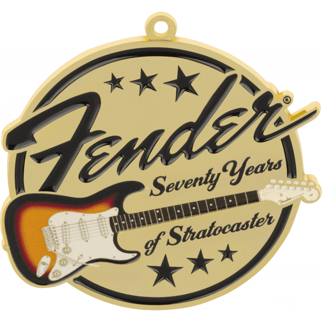 Fender Stratocaster 70th Anniversary Limited Addition Ornament, 2024