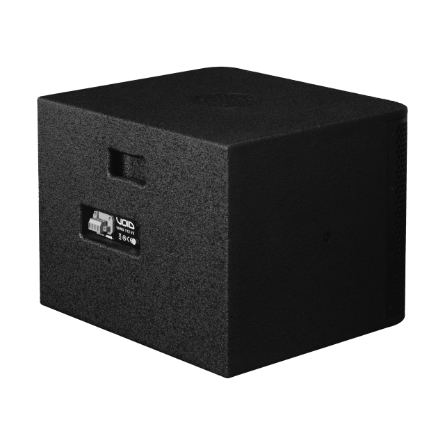 12" compact reflex subwoofer, 8 Ω, 600 W (black)
