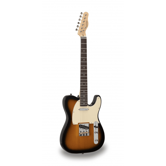 Cutaway electric guitar with 1 single coil and 1 lipstick pickup (equipped by Wilkinson®)