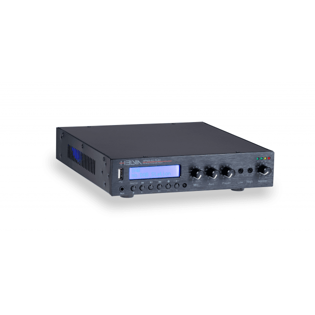 Single-Zone 60W Class-D Compact Mixer Amplifiers with DAB+, FM, USB, BT Player